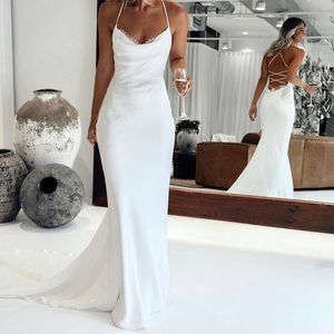 Silk wedding dress (size 4)